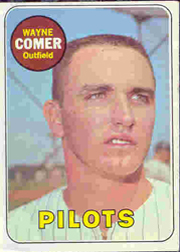 1969 Topps Baseball Cards      346     Wayne Comer RC